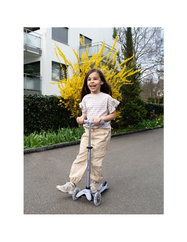 Trottinette évolutive Micro Mini2Grow 2.0 Vert Sauge LED