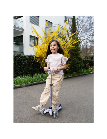 Trottinette évolutive Micro Mini2Grow 2.0 Vert Sauge LED