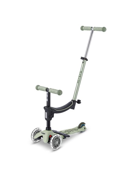 Trottinette évolutive Micro Mini2Grow 2.0 Vert Sauge LED