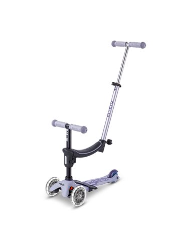Trottinette évolutive Mini Micro Mini2Grow 2.0 Lavande LED