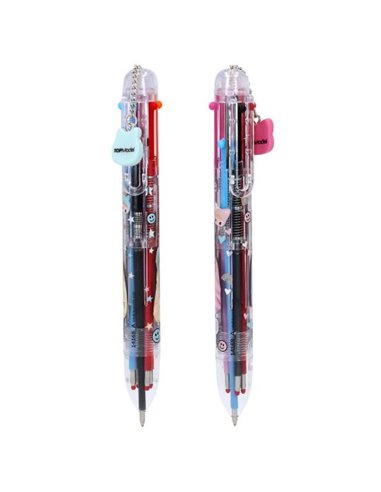 TOPModel stylo gel 6 couleurs YOUYOU