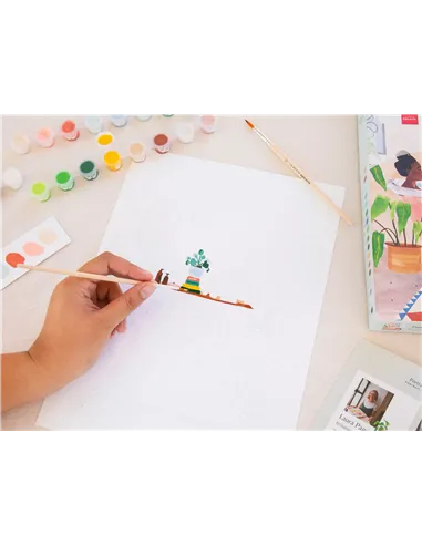 Coffret peinture au numéro - Petit Pinceau - Bath Tub - La petite épicerie