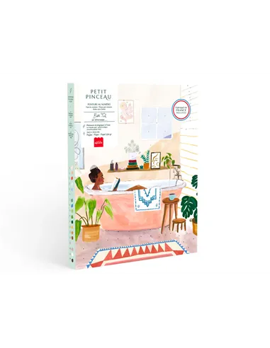 Coffret peinture au numéro - Petit Pinceau - Bath Tub - La petite épicerie