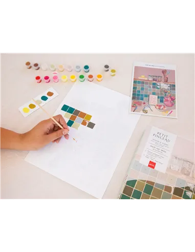 Coffret peinture au numéro - Petit Pinceau - Pasta & Magic - La petite épicerie