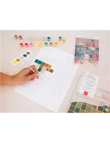 Coffret peinture au numéro - Petit Pinceau - Pasta & Magic - La petite épicerie