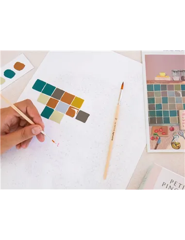Coffret peinture au numéro - Petit Pinceau - Pasta & Magic - La petite épicerie