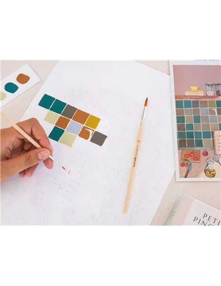 Coffret peinture au numéro - Petit Pinceau - Pasta & Magic - La petite épicerie