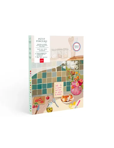 Coffret peinture au numéro - Petit Pinceau - Pasta & Magic - La petite épicerie
