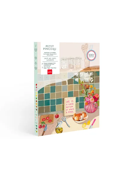 Coffret peinture au numéro - Petit Pinceau - Pasta & Magic - La petite épicerie