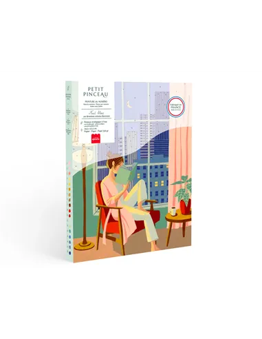 Coffret peinture au numéro - Petit Pinceau - Nuit Bleue - La petite épicerie