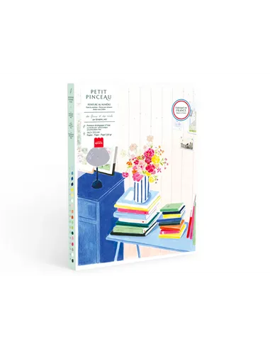 Coffret peinture au numéro - Petit Pinceau - Des Fleurs Et Des Récits - La petite épicerie