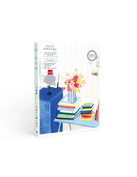 Coffret peinture au numéro - Petit Pinceau - Des Fleurs Et Des Récits - La petite épicerie