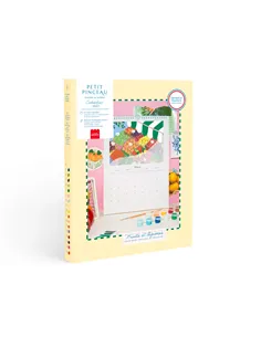 Calendrier à peindre - Édition 2027 - peinture au numéro - Petit Pinceau Fruits et Légumes - la petite épicerie