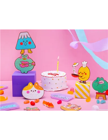 Party Pack Petit Diamond kids - Atelier de 8 Magnets pour anniversaire enfants - La petite épicerie