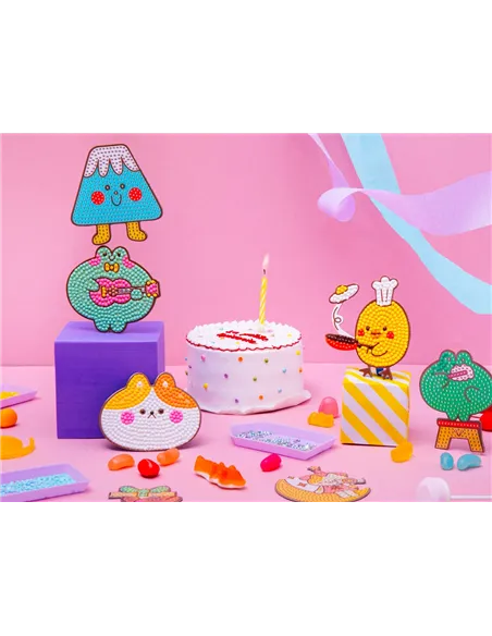 Party Pack Petit Diamond kids - Atelier de 8 Magnets pour anniversaire enfants - La petite épicerie