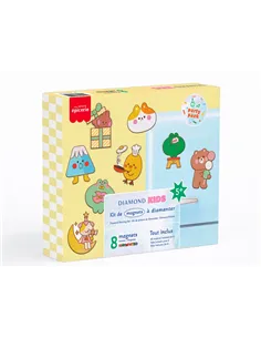 Party Pack Petit Diamond kids - Atelier de 8 Magnets pour anniversaire enfants - La petite épicerie