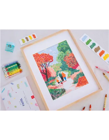 Coffret pastel au numéro - Petit Pastel - Balade d'automne - la petite épicerie