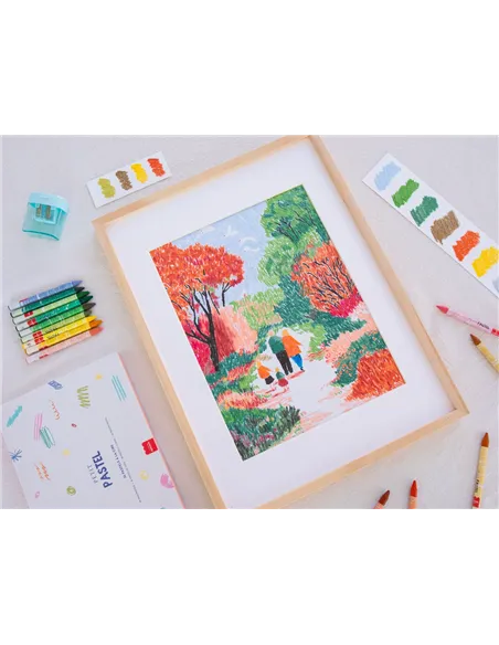 Coffret pastel au numéro - Petit Pastel - Balade d'automne - la petite épicerie