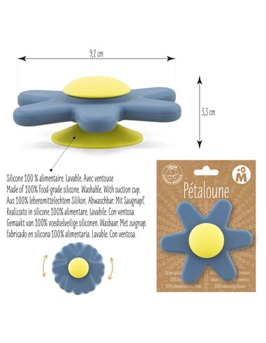 SILICONE : PÉTALOUNE 6P - BLEUE