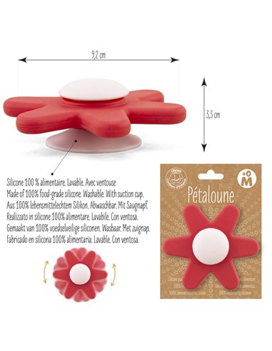 SILICONE : PÉTALOUNE 6P - ROUGE