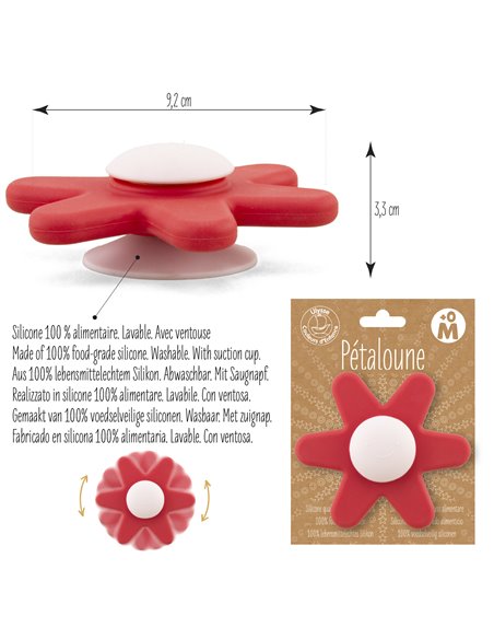 SILICONE : PÉTALOUNE 6P - ROUGE