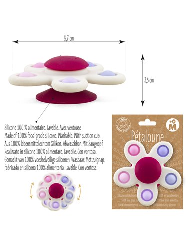 SILICONE : PÉTALOUNE 5P POP - GRISE