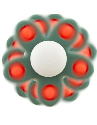 SILICONE : PÉTALOUNE 5P POP - VERTE