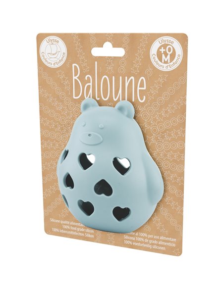 SILICONE : BALOUNE OURSON BLEU