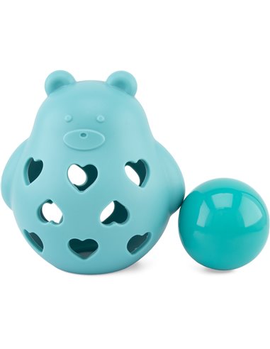 SILICONE : BALOUNE OURSON BLEU