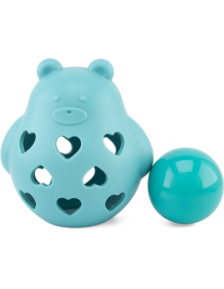 SILICONE : BALOUNE OURSON BLEU