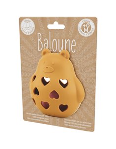 SILICONE : BALOUNE OURSON JAUNE