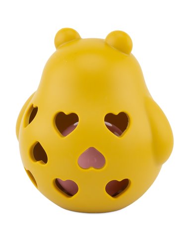 SILICONE : BALOUNE OURSON JAUNE
