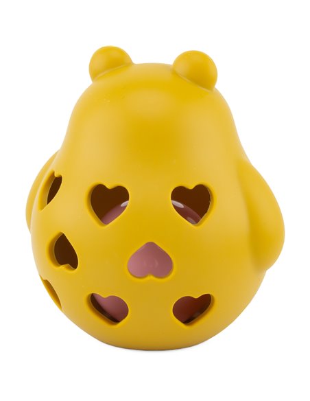 SILICONE : BALOUNE OURSON JAUNE