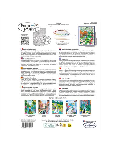PALETTE D'ARTISTE MESANGE AU PRINTEMPS - sentosphère