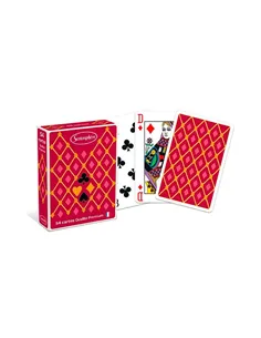 Jeu de 54 cartes classique "rouge" - sentosphère