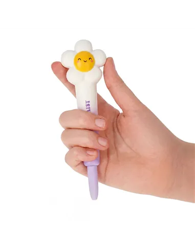 SQUEEZIES - STYLO À ENCRE GEL ANTISTRESS - DAISY - Legami