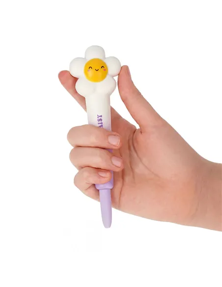 SQUEEZIES - STYLO À ENCRE GEL ANTISTRESS - DAISY - Legami