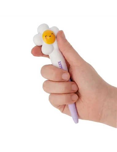 SQUEEZIES - STYLO À ENCRE GEL ANTISTRESS - DAISY - Legami