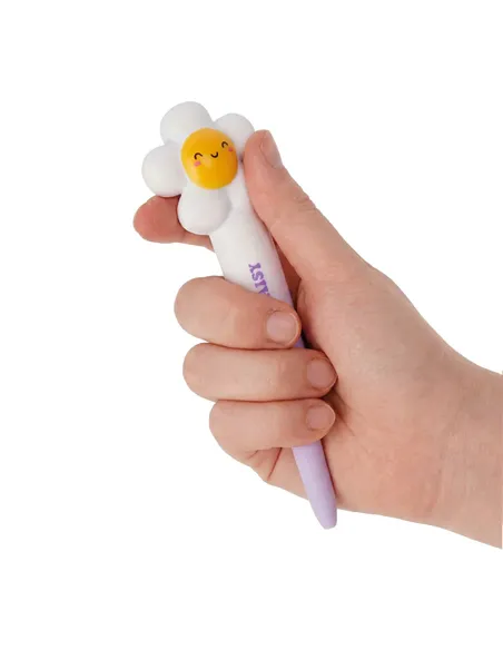 SQUEEZIES - STYLO À ENCRE GEL ANTISTRESS - DAISY - Legami