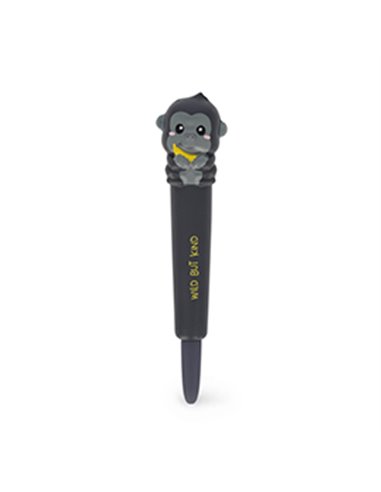 SQUEEZIES - STYLO À ENCRE GEL ANTISTRESS - GORILLA - legami