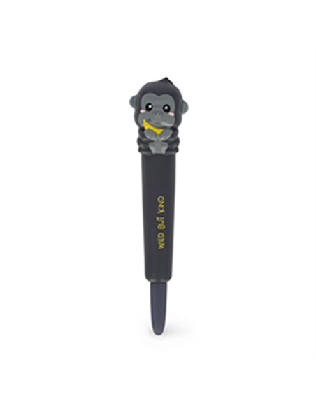 SQUEEZIES - STYLO À ENCRE GEL ANTISTRESS - GORILLA - legami