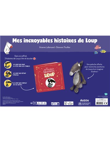 COFFRET - MES INCROYABLES HISTOIRES DE LOUP - Auzou