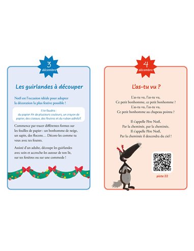 MON CALENDRIER DE L'AVENT LOUP - Auzou