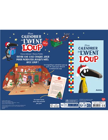 MON CALENDRIER DE L'AVENT LOUP - Auzou