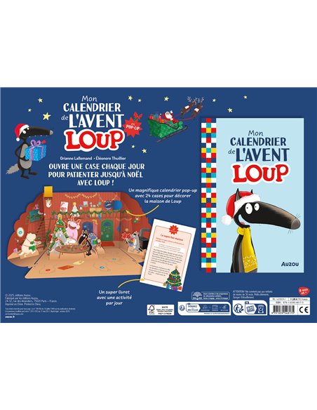 MON CALENDRIER DE L'AVENT LOUP - Auzou