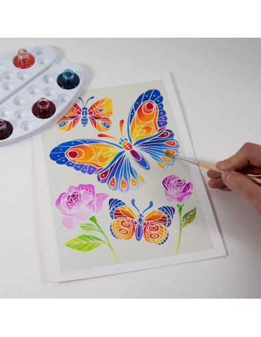 AQUARELLUM JUNIOR "Papillons & Fleurs"