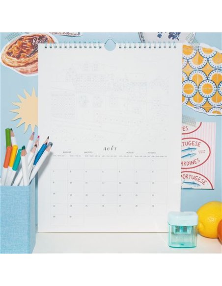 Calendrier à Colorier Edition 2027 - Petit Crayon City Trip - La petite epicerie