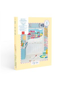 Calendrier à Colorier Edition 2027 - Petit Crayon City Trip - La petite epicerie