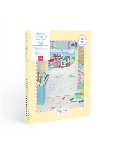 Calendrier à Colorier Edition 2027 - Petit Crayon City Trip - La petite epicerie