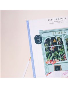 Petit Crayon Façades - Flora - coffret coloriage au numéro - La petite épicerie 2